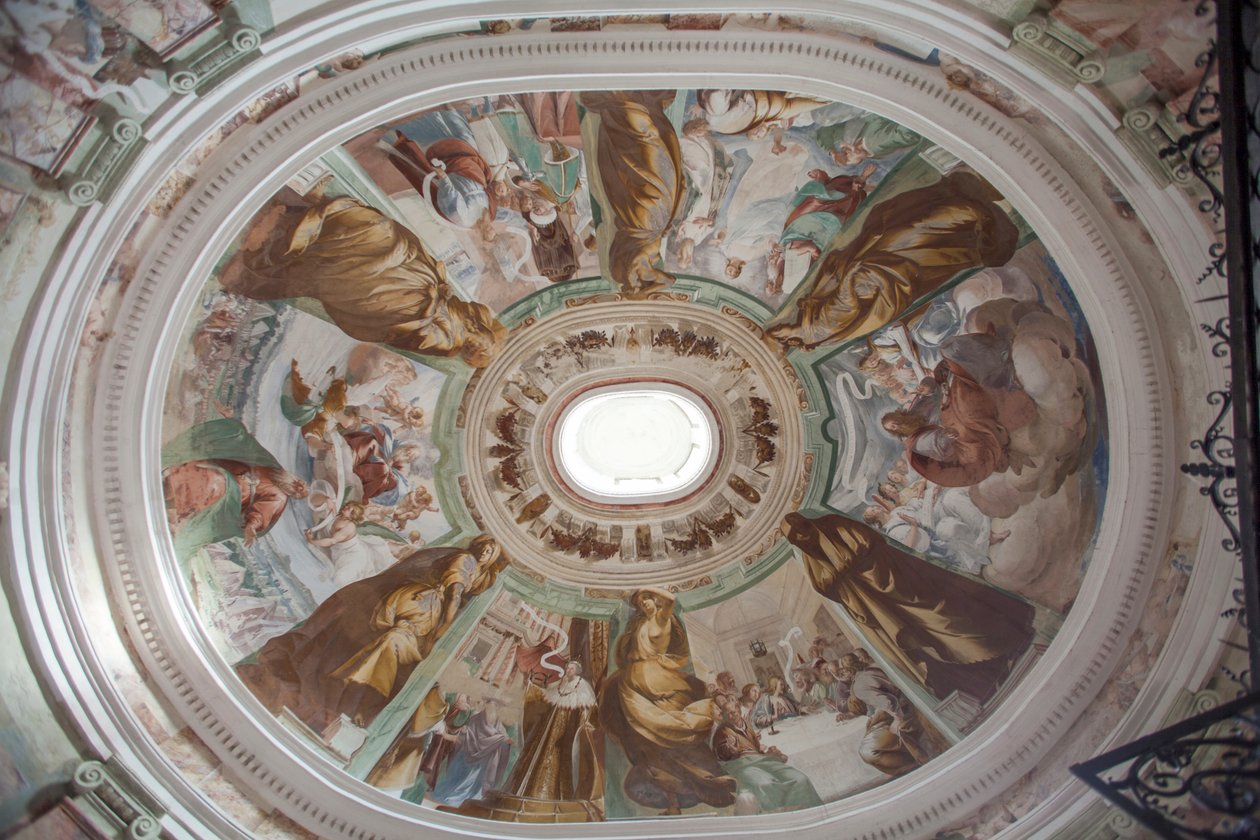 Voûte avec scènes bibliques - Benedetto Crespi