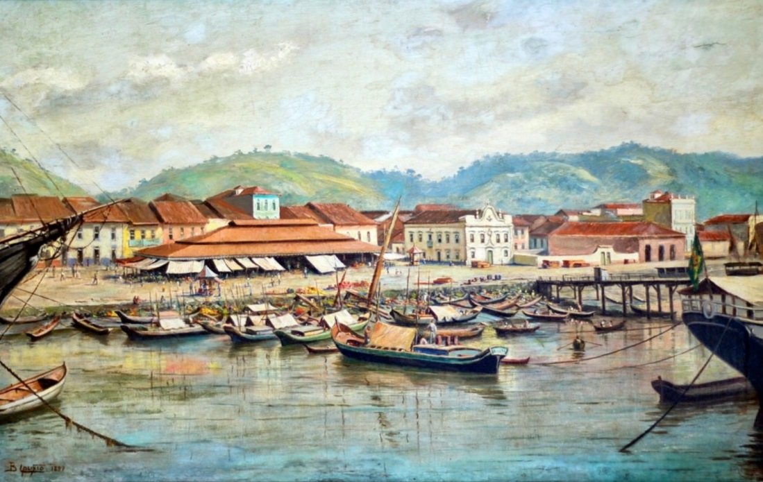 Marché aux poissons et marché des canoës - Benedito Calixto