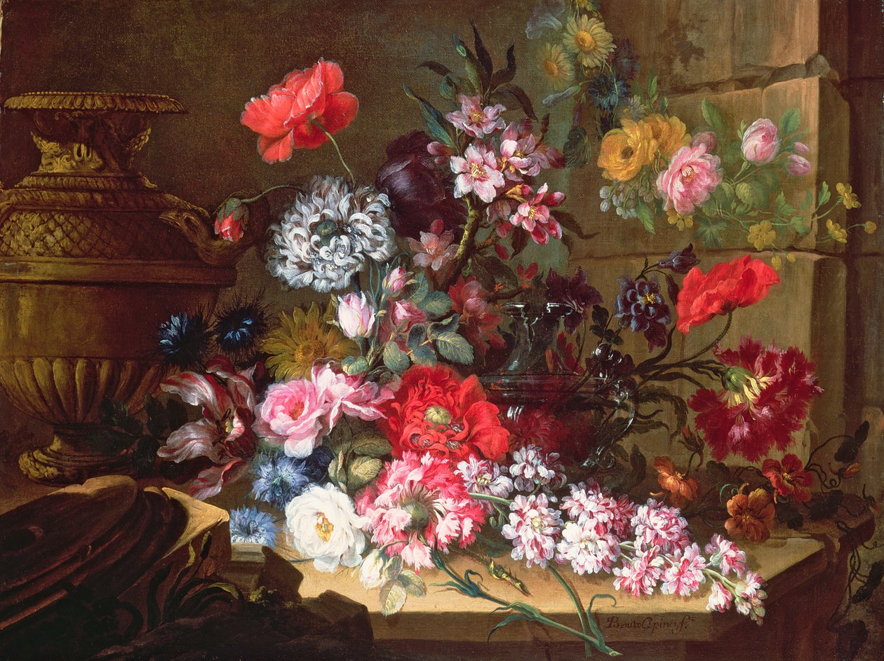 Nature morte avec des fleurs - Benito Espinos