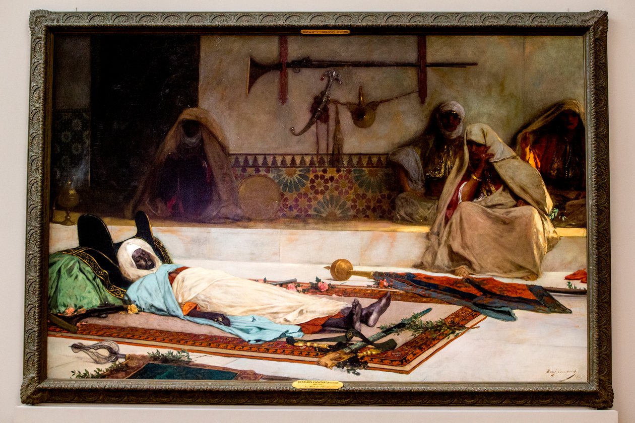 Jour de funérailles, Maroc, 1889 - Benjamin 1845 1902 Constant