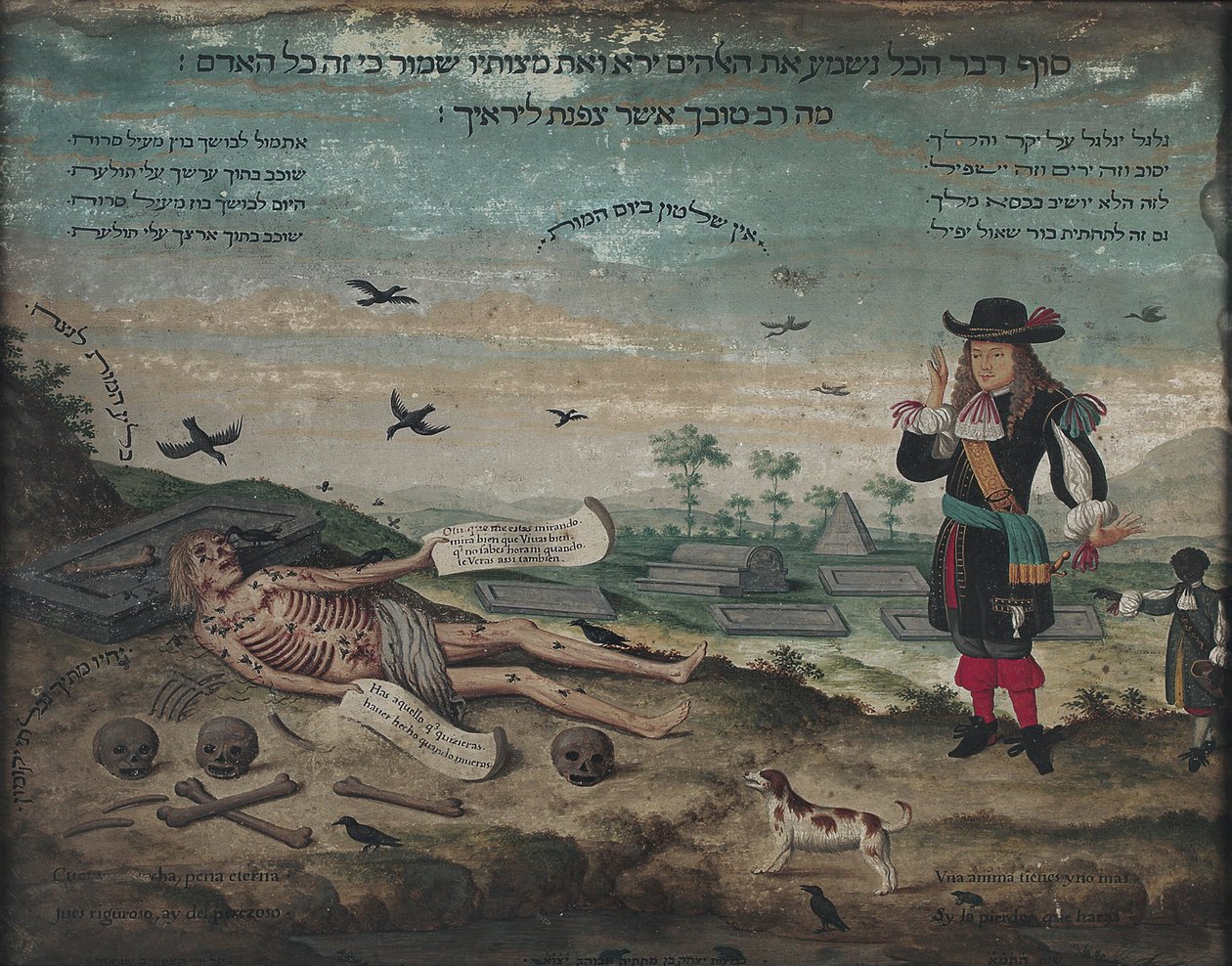 Peinture de vanité, Amsterdam, 1681 - Benjamin Senior Godines
