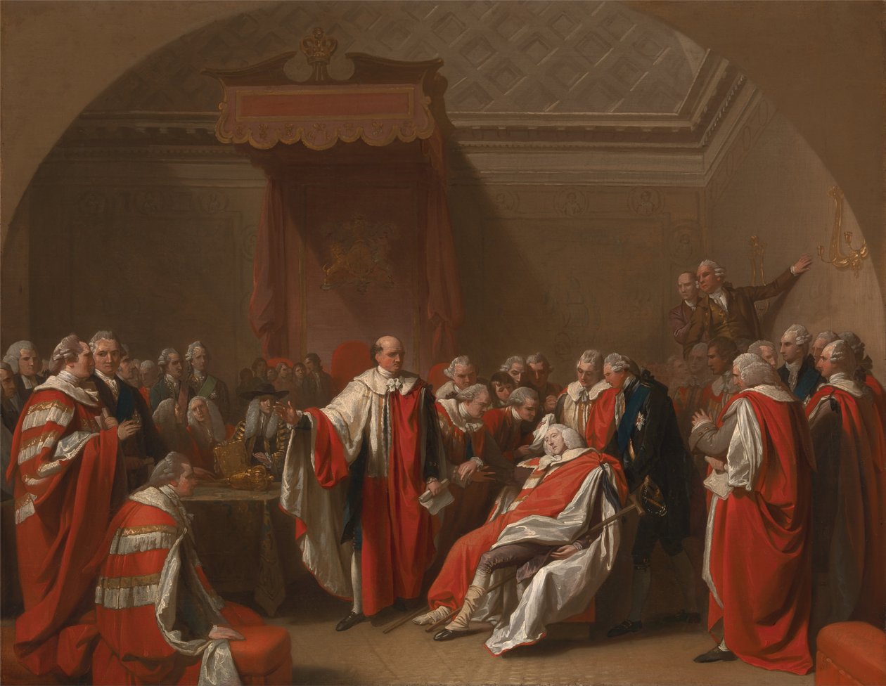La Mort de Chatham - Benjamin West