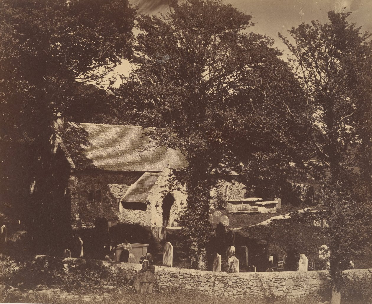 Bonchurch, années 1850 - Benjamin Brecknell Turner