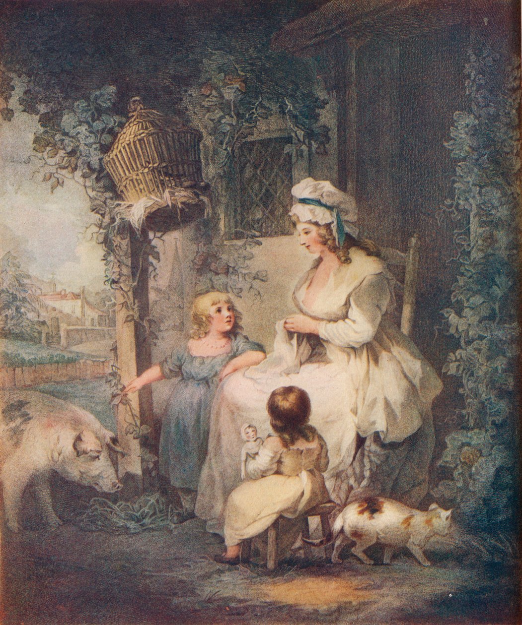 La Porte des Fermiers, 1790 - Benjamin Duterrau