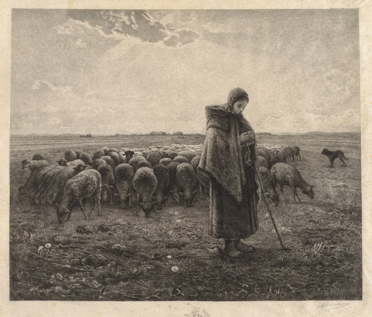 La Bergerie - Benjamin Louis Auguste Damman