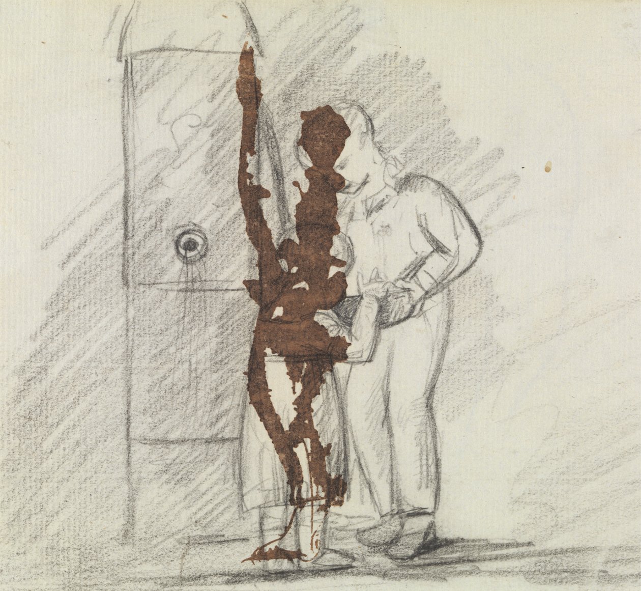 Étude de deux figures debout ensemble - Benjamin Robert Haydon