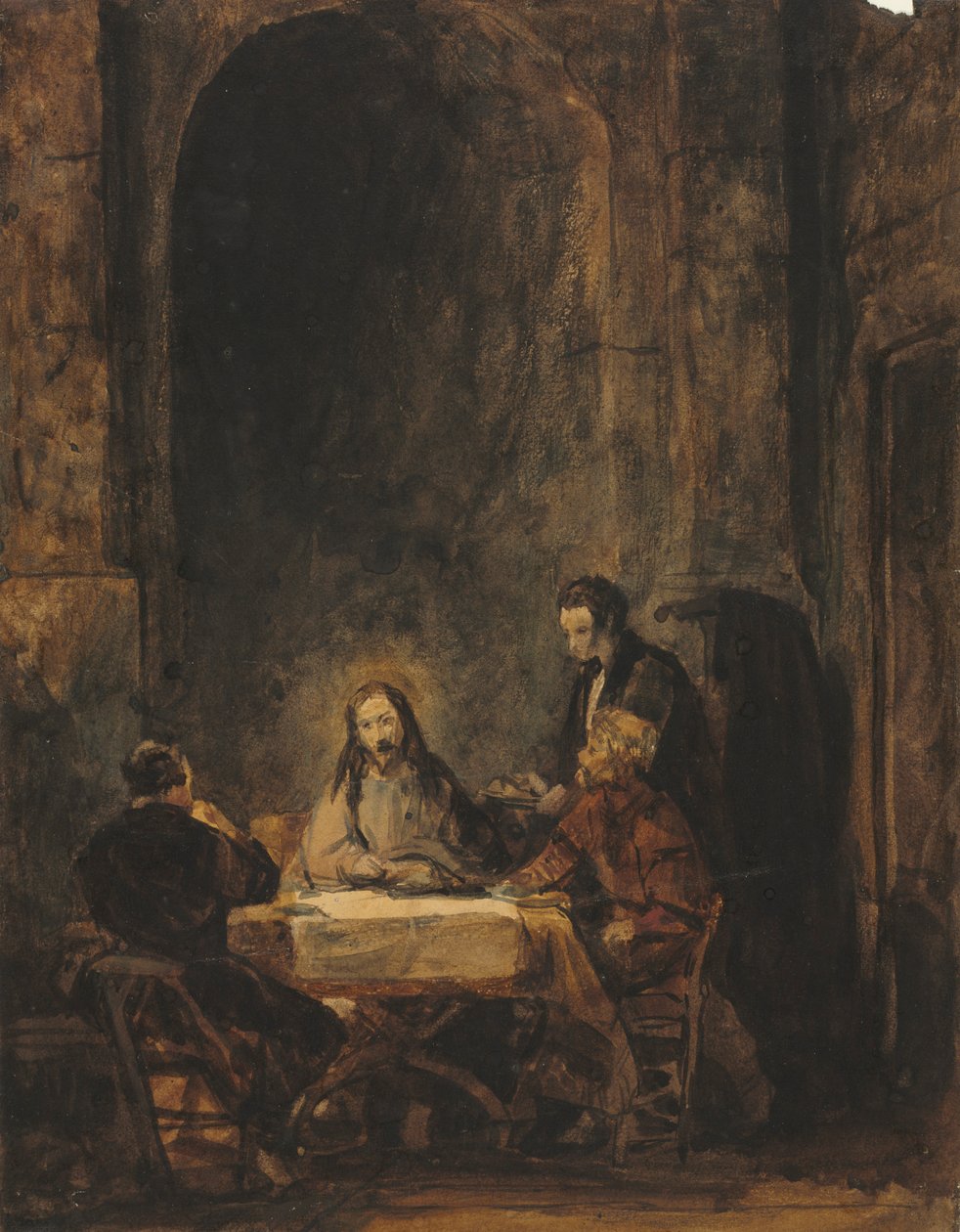Le Christ à Emmaüs - Benjamin West