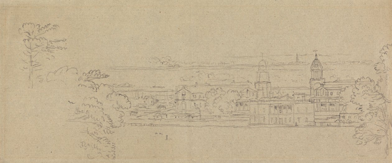 Greenwich depuis le parc - Benjamin West
