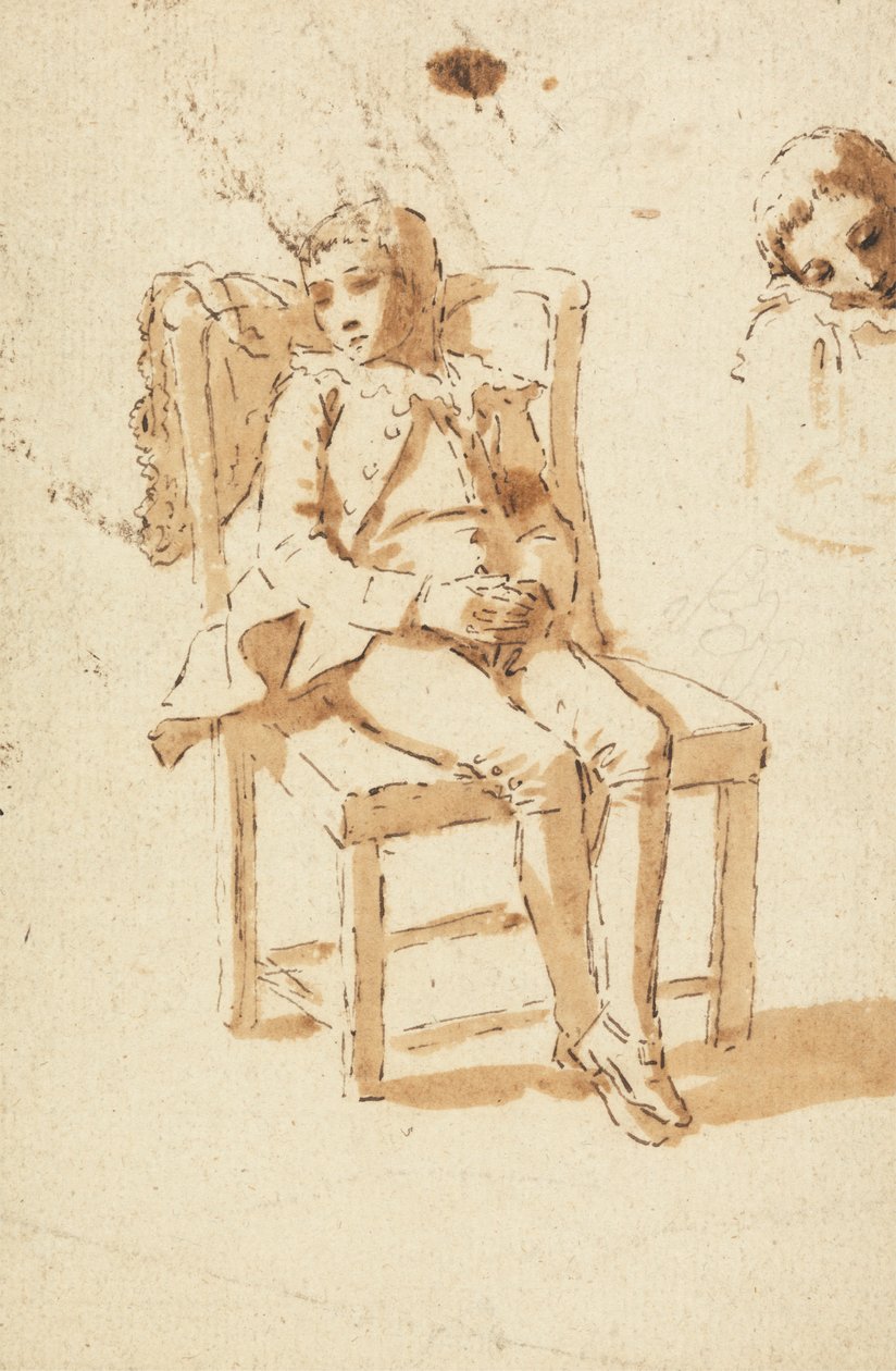 Garçon de page endormi - Benjamin West