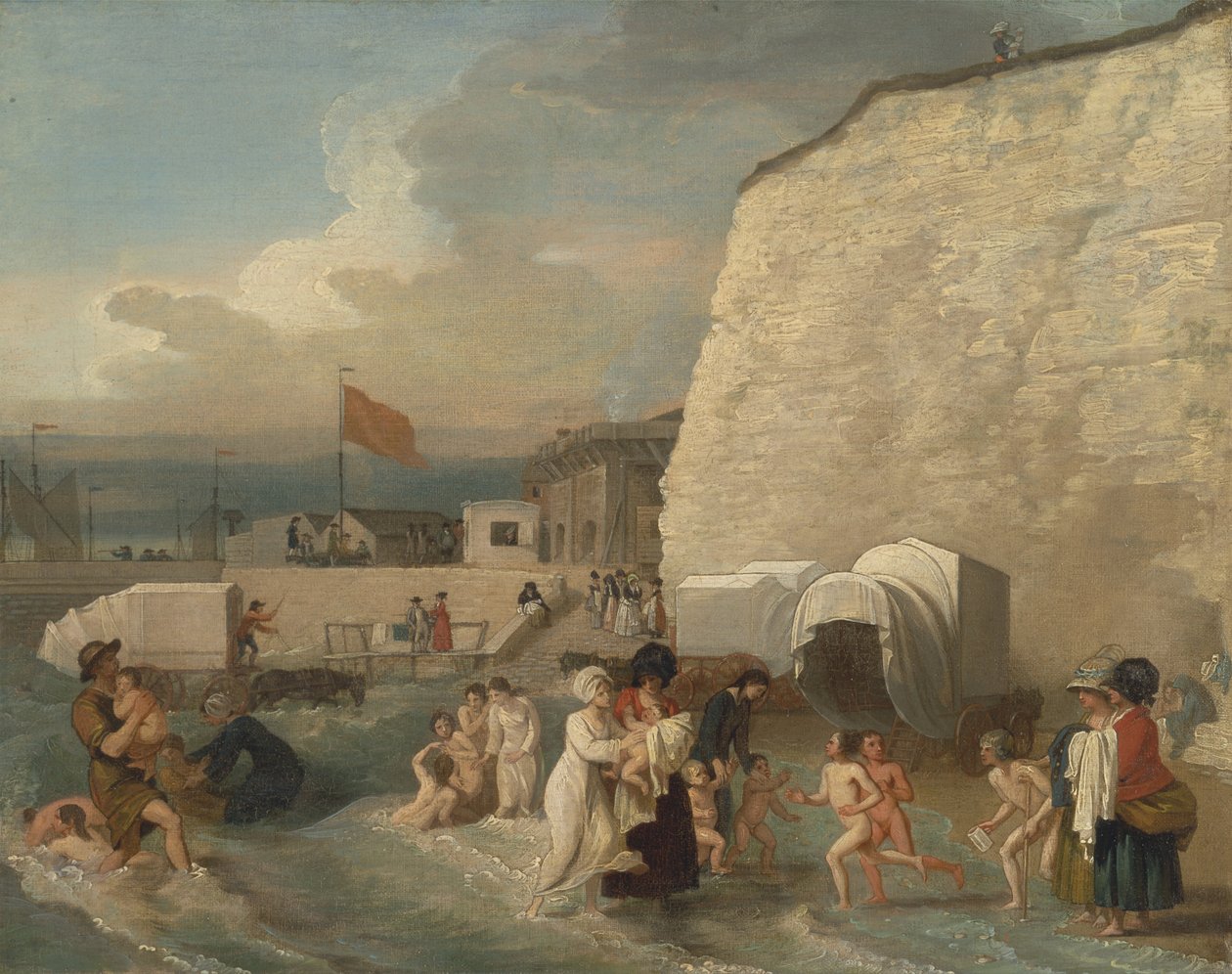 Le lieu de baignade à Ramsgate - Benjamin West