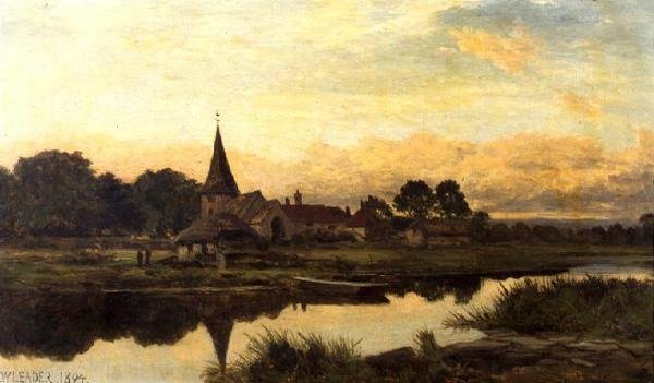 Amberley sur la rivière Arun - Benjamin Williams Leader