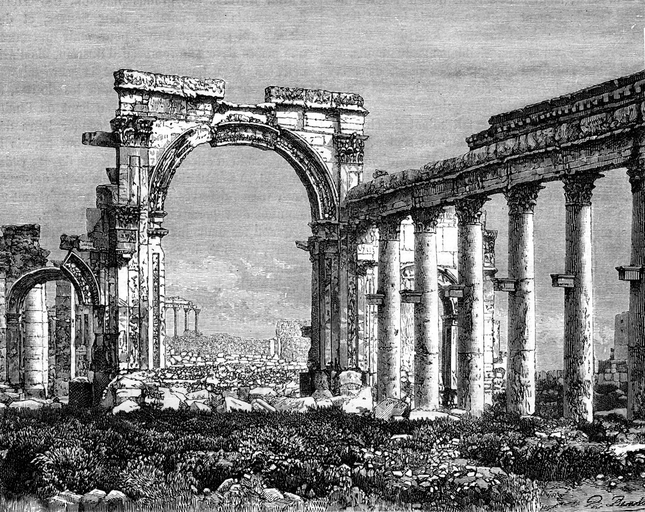 Les ruines de Palmyre, Syrie, 19e siècle - Benoist