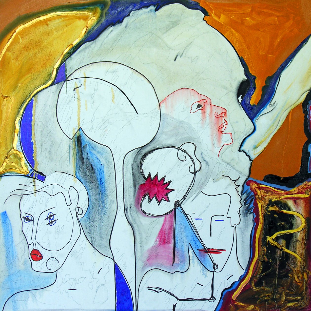 Michael Ackerman, 2001 (huile sur toile) - Benoit Erwann Boucherot