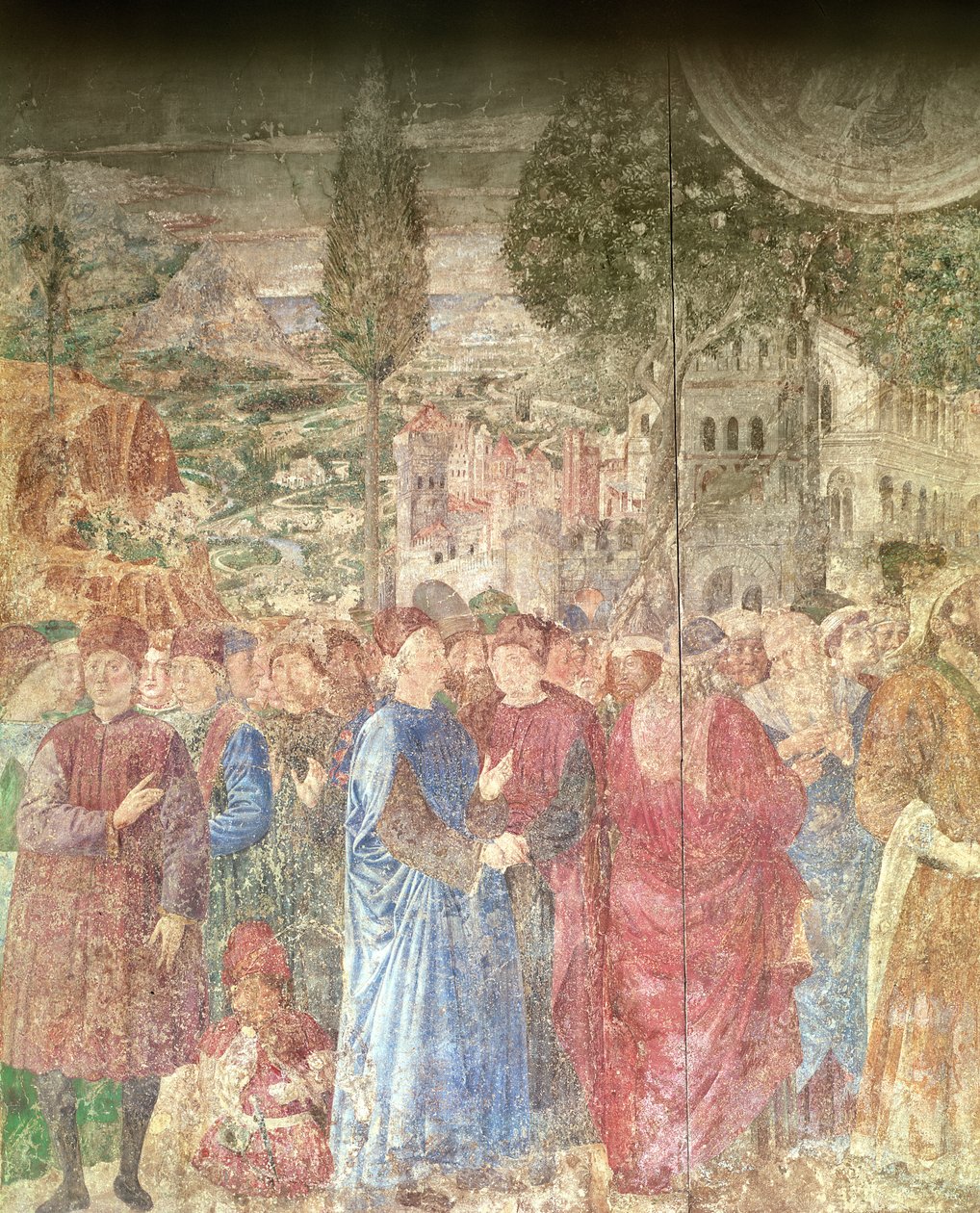 La Construction de la Tour de Babel (détail) - Benozzo di Lese di Sandro Gozzoli