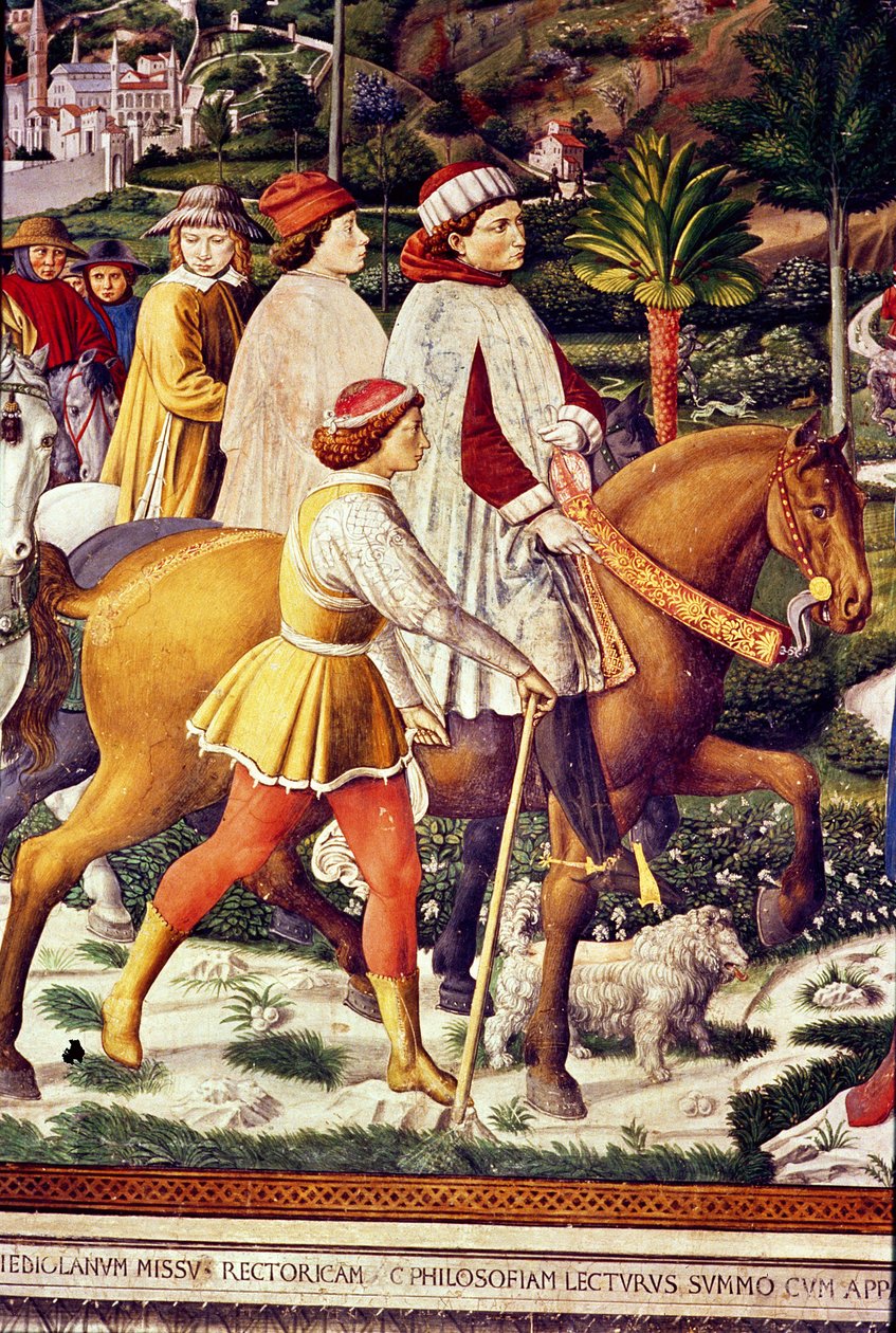 La vie de Saint Augustin (détail) - Benozzo di Lese di Sandro Gozzoli
