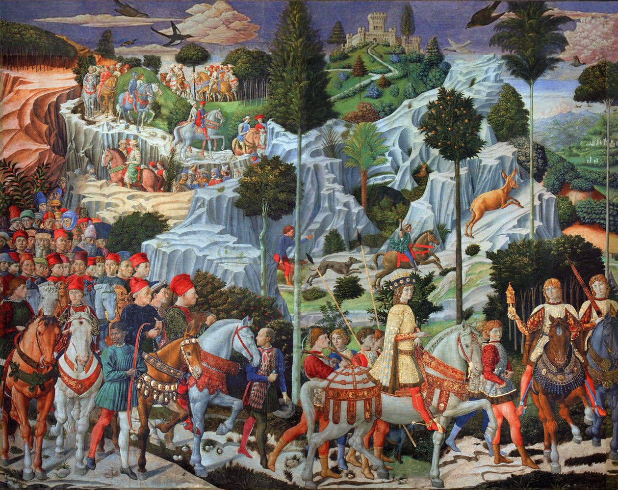 Procession du plus jeune roi - Benozzo Gozzoli
