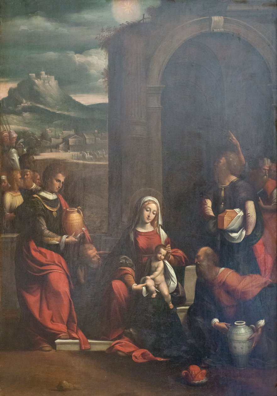 Adoration des Mages - Benvenuto Tisi da Garofalo