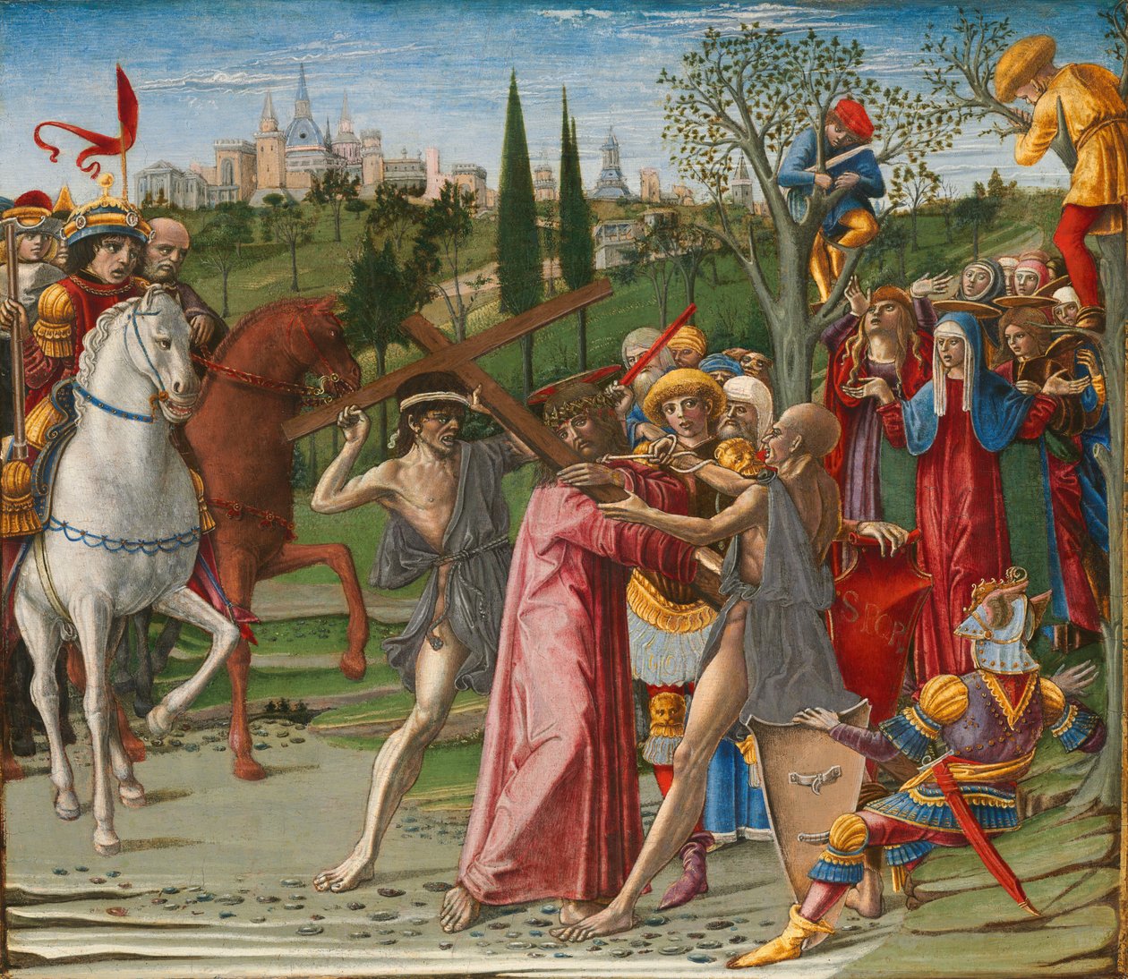 Christ portant la croix - Benvenuto di Giovanni