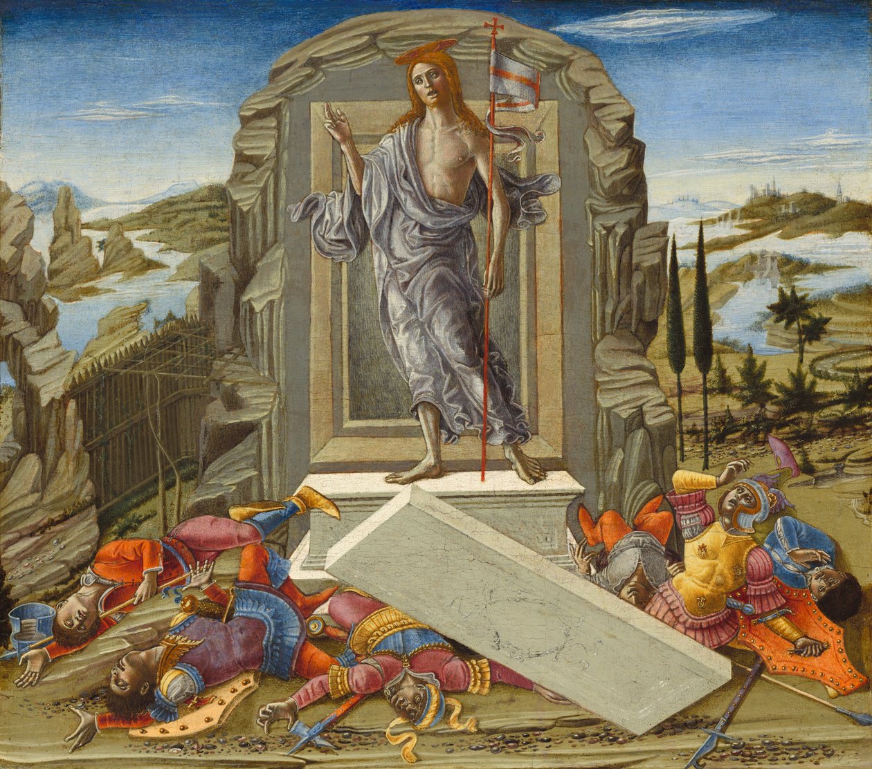 La Résurrection, probablement 1491 - Benvenuto di Giovanni
