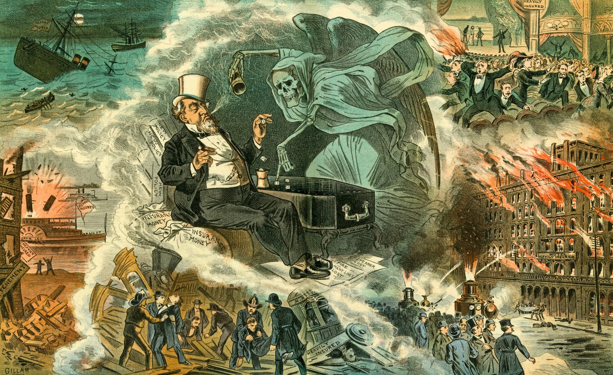 Jouer avec la mort, 1883 - Bernard Gillam