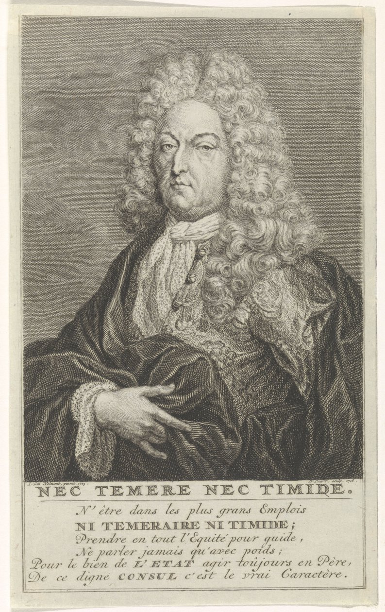 Portrait de Bruno van der Dussen, régent de Gouda - Bernard Picart