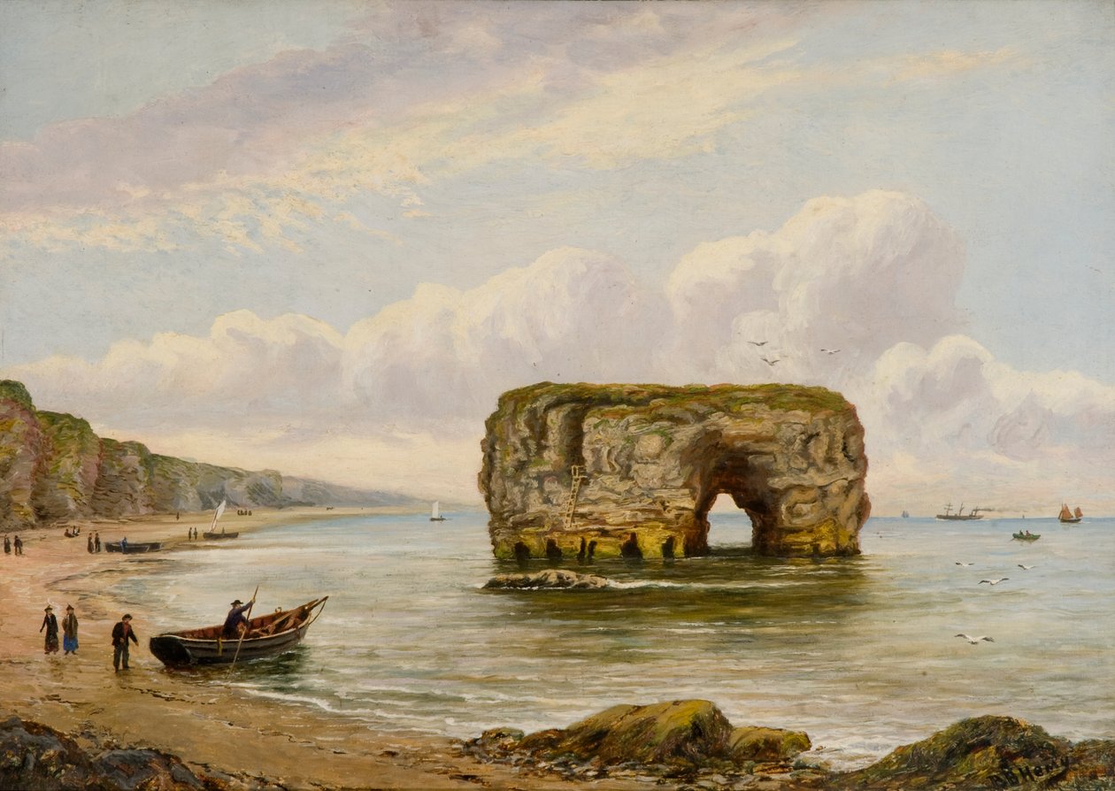 Marsden Rock, c.1880-1900 - Bernard Benedict Hemy