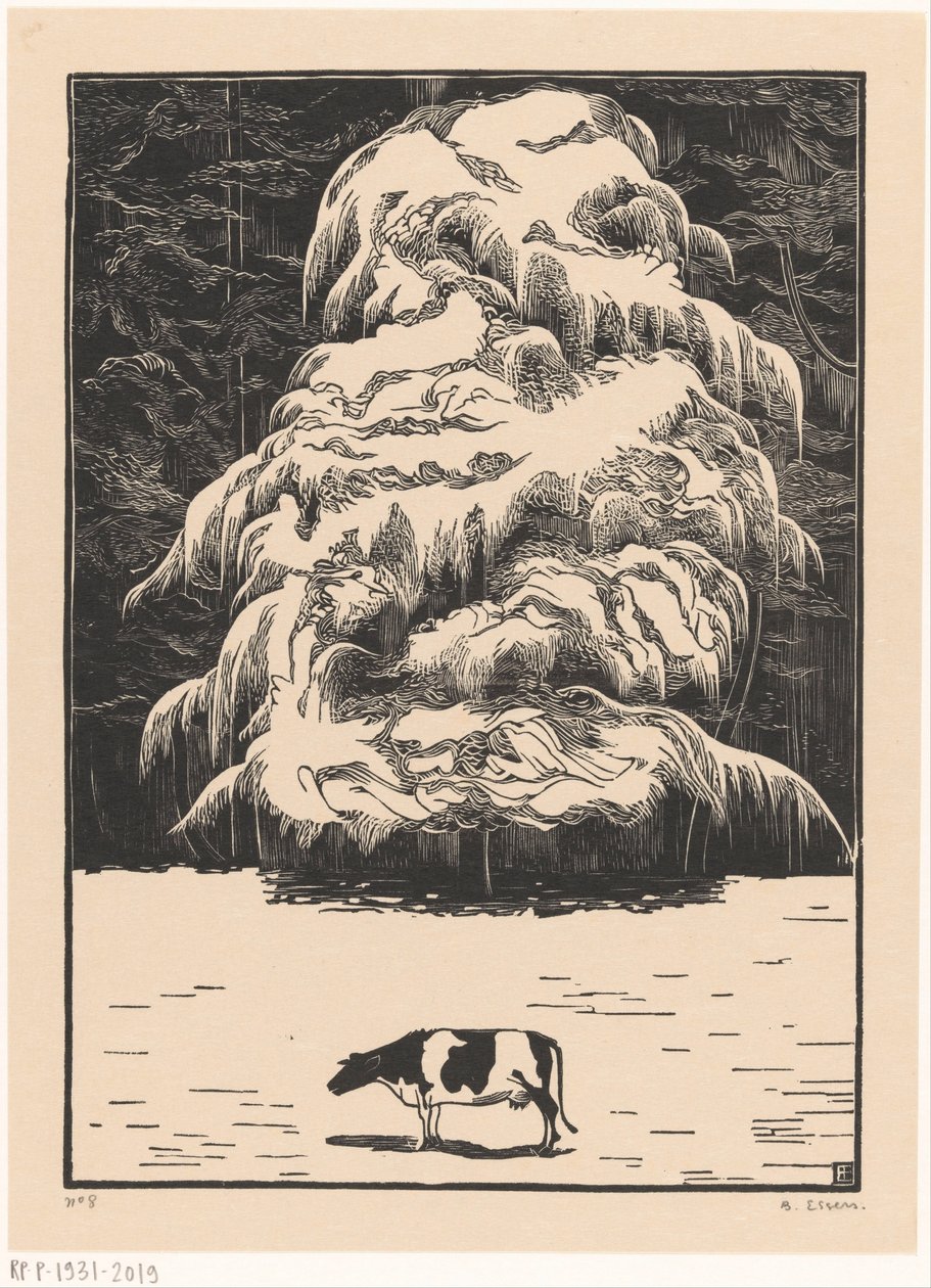 Vache près d