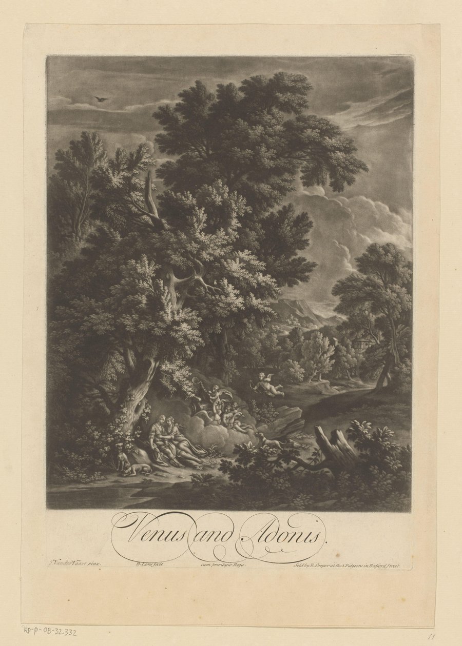 Vénus et Adonis - Bernard Lens (II)