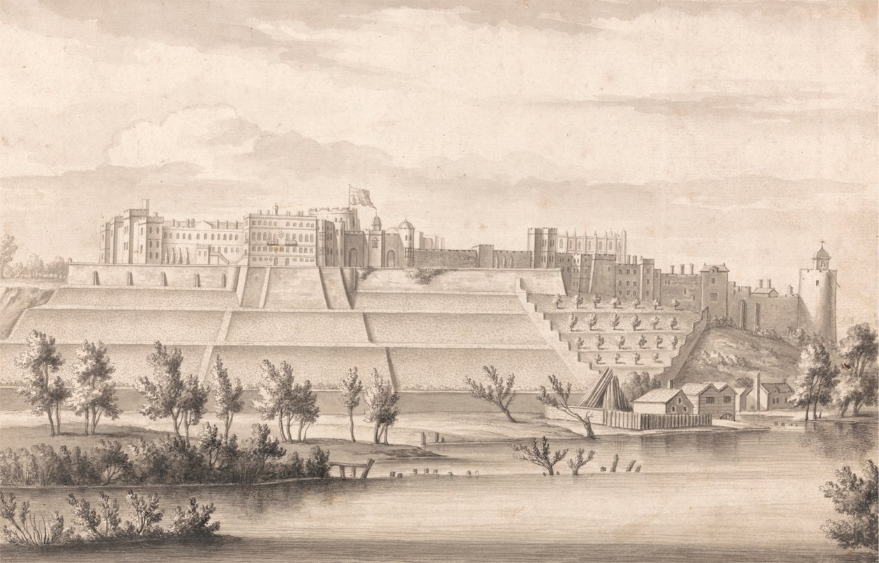 Château de Windsor depuis le nord - Bernard Lens