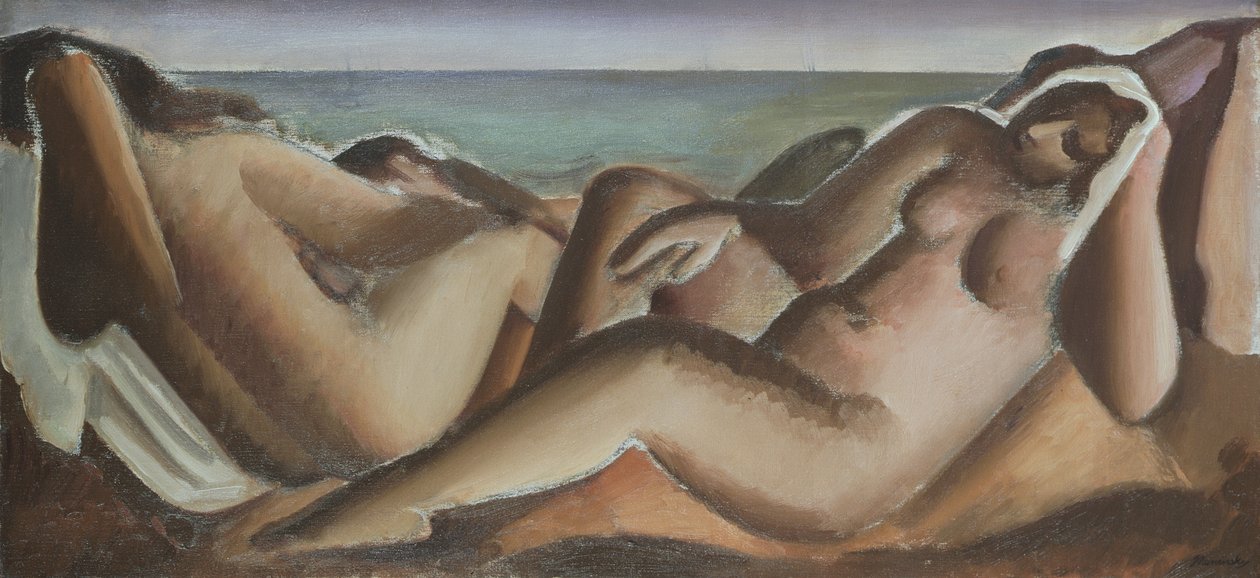 Baigneuses se reposant, vers 1936 - Bernard Meninsky