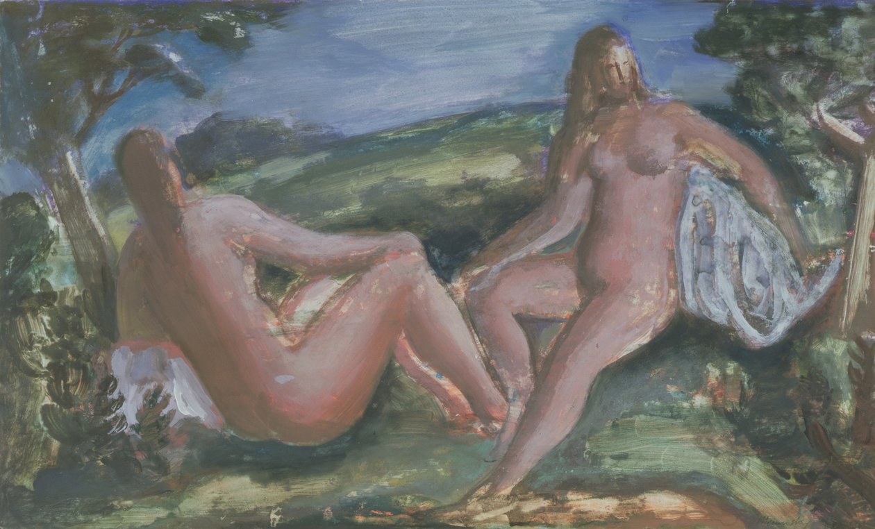 Baigneurs, vers 1940 - Bernard Meninsky