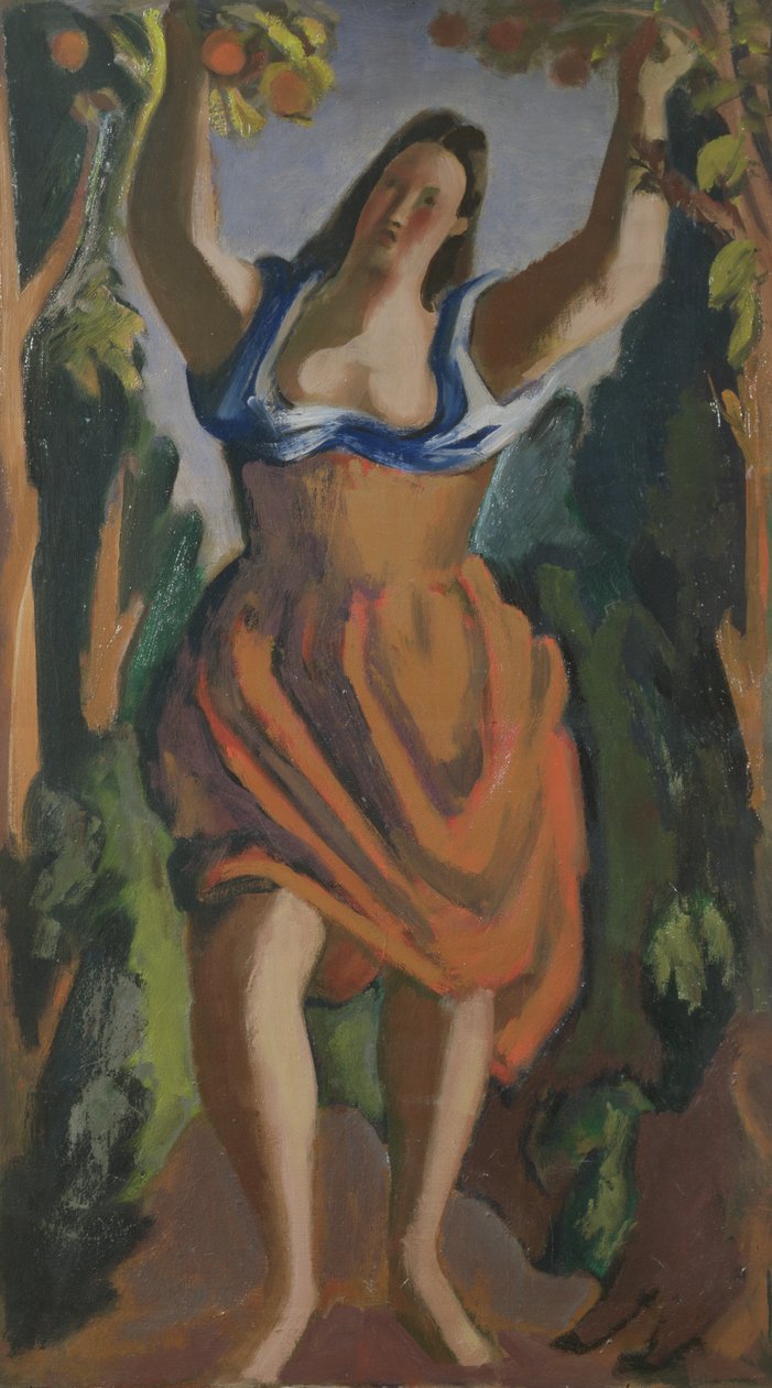 Cueillette de fruits, vers 1940 - Bernard Meninsky