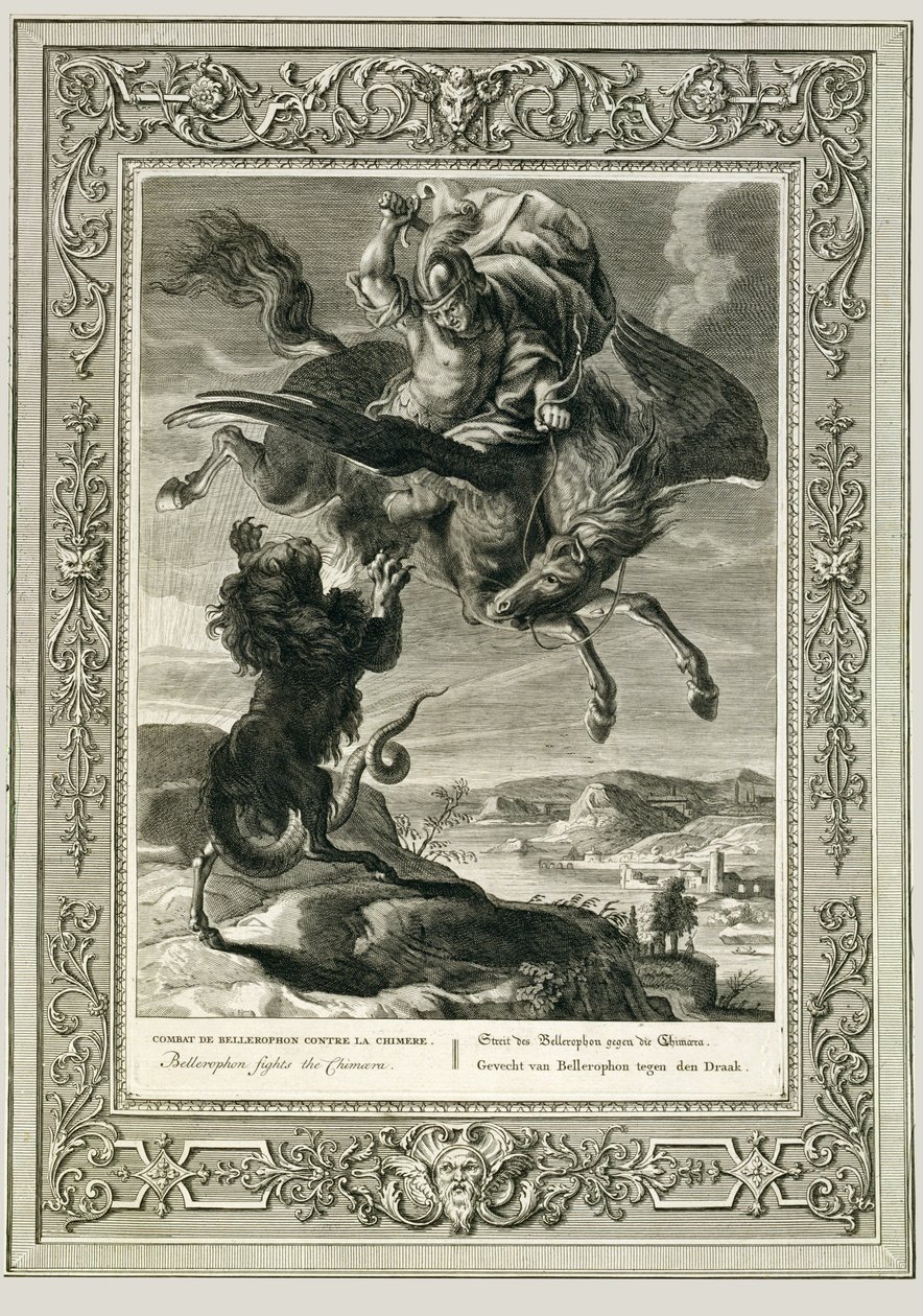 Bellérophon combat la Chimère - Bernard Picart