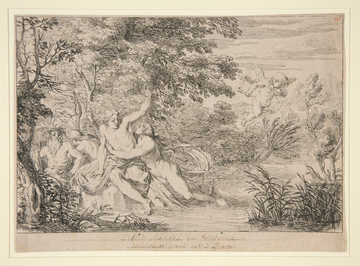 Biblis changée en fontaine - Bernard Picart