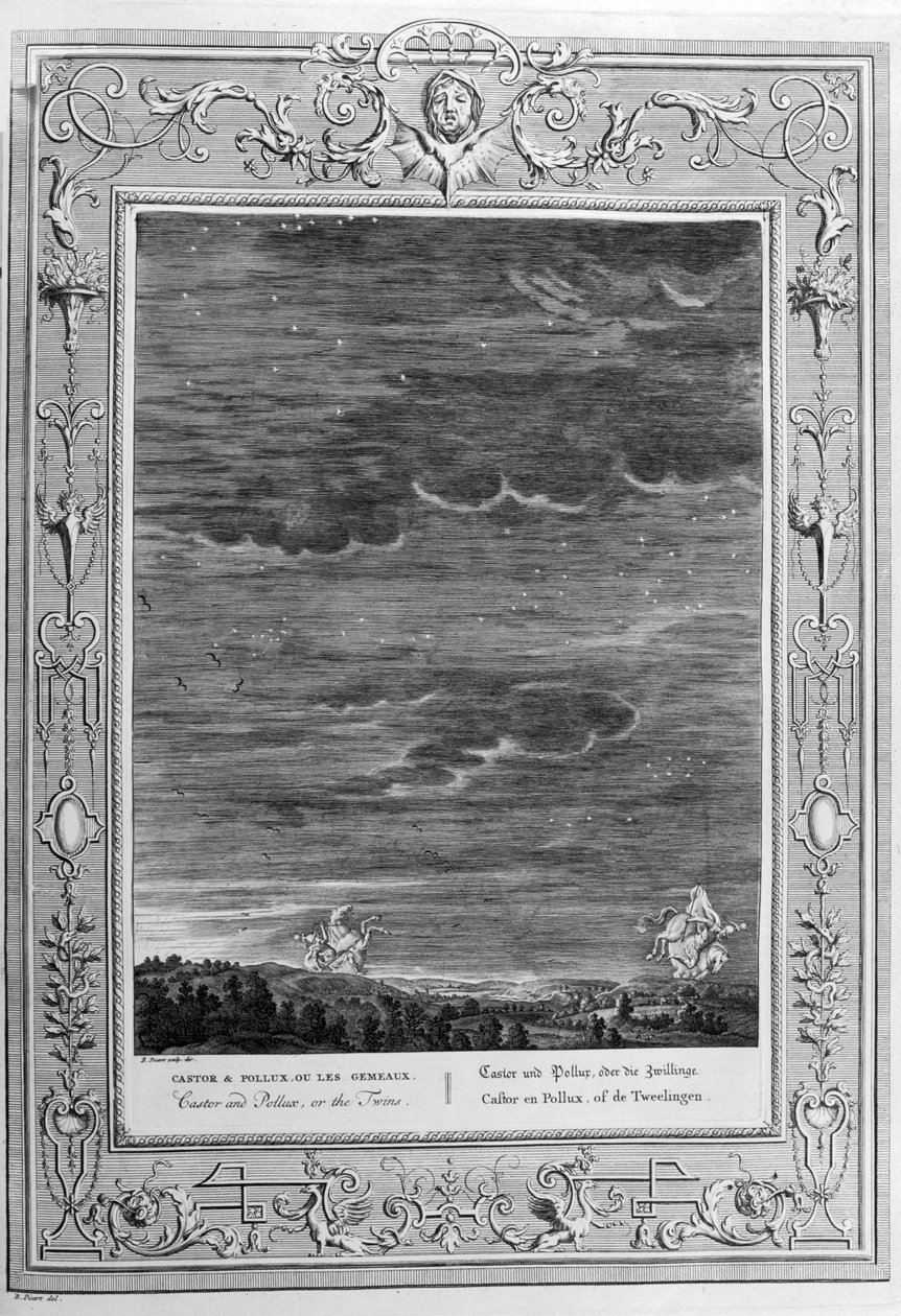 Castor et Pollux (gravure) - Bernard Picart