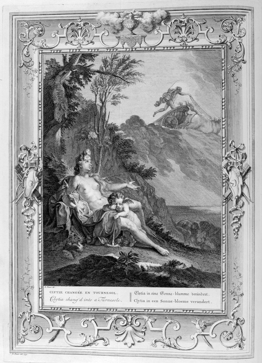 Clythie (Clytie) (gravure) - Bernard Picart
