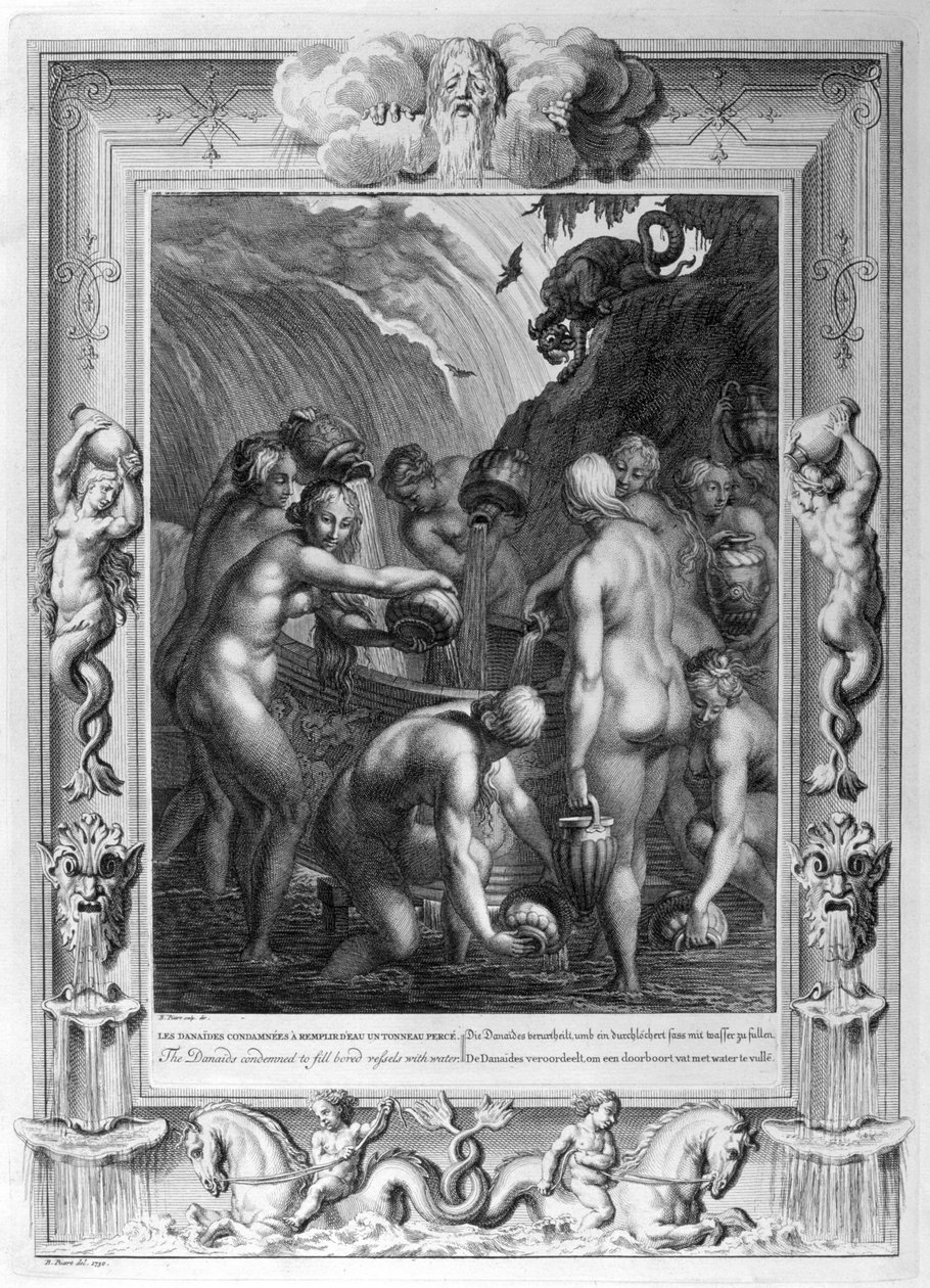 Les Danaïdes, condamnées à remplir d