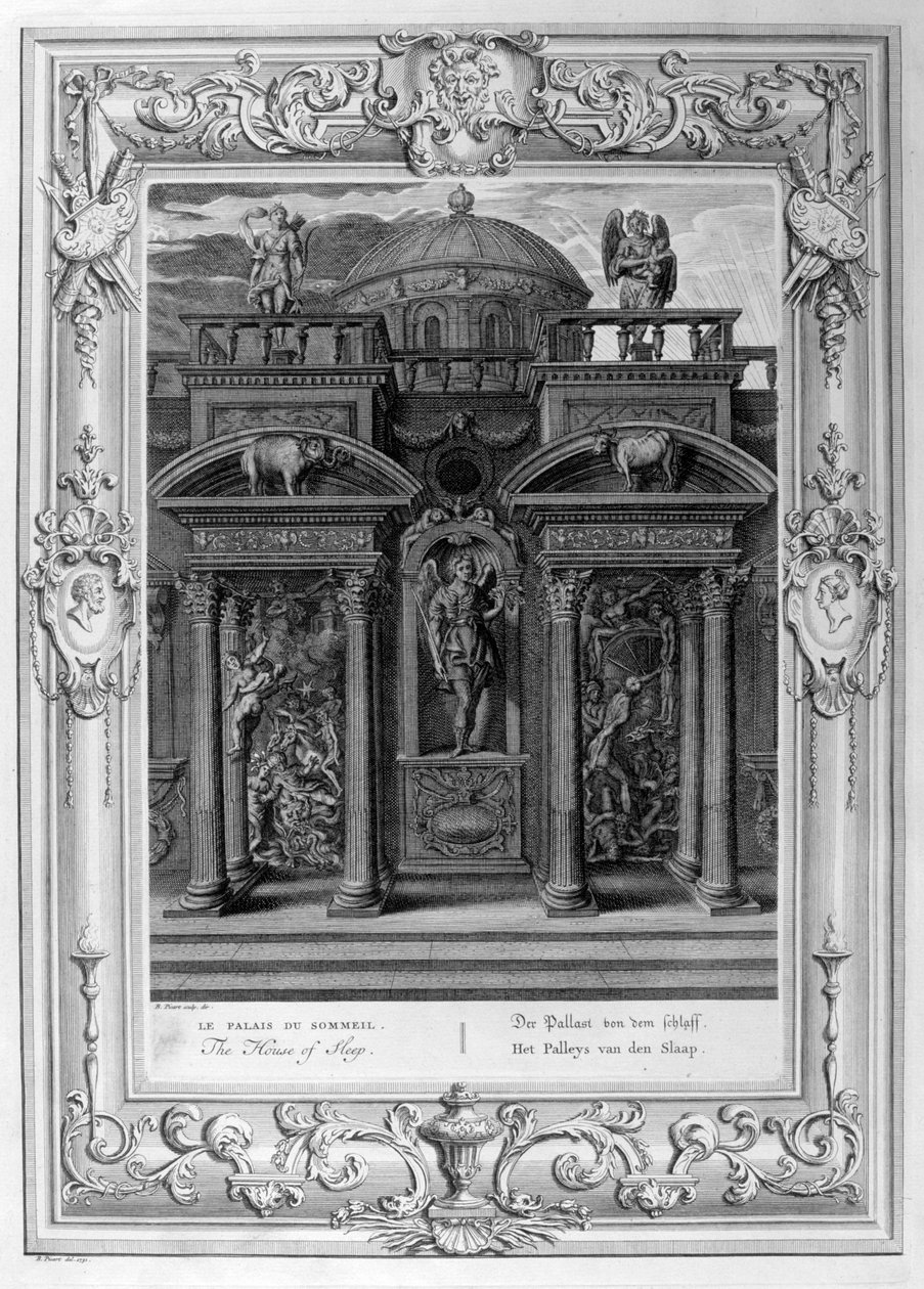 La Maison du Sommeil, 1733 - Bernard Picart