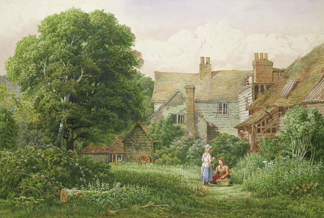 Vieille maison à Hendon - Bernard Walter Evans