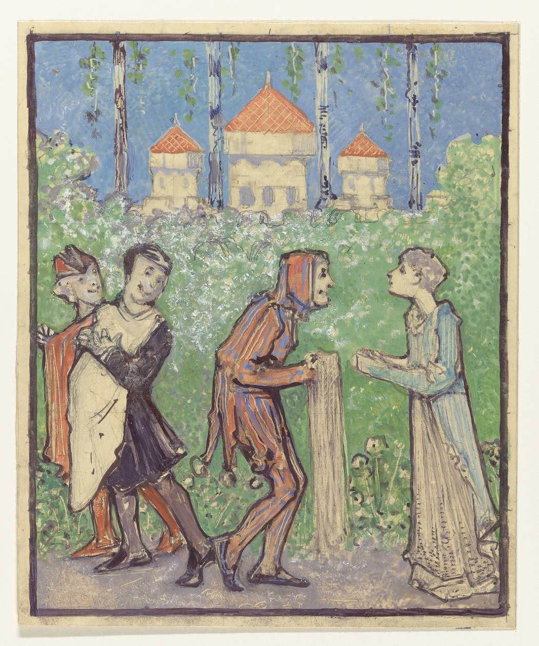 Quatre figures - Bernard Willem Wierink