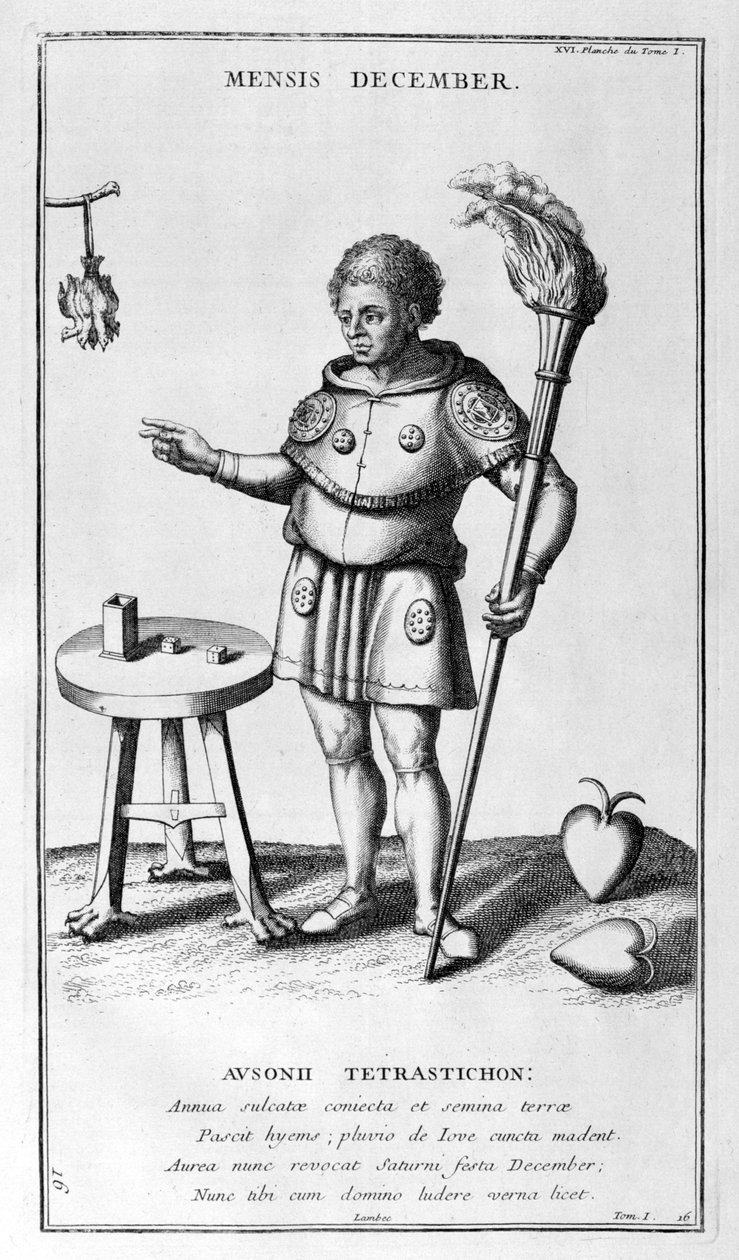 Une représentation de décembre - Bernard de Montfaucon