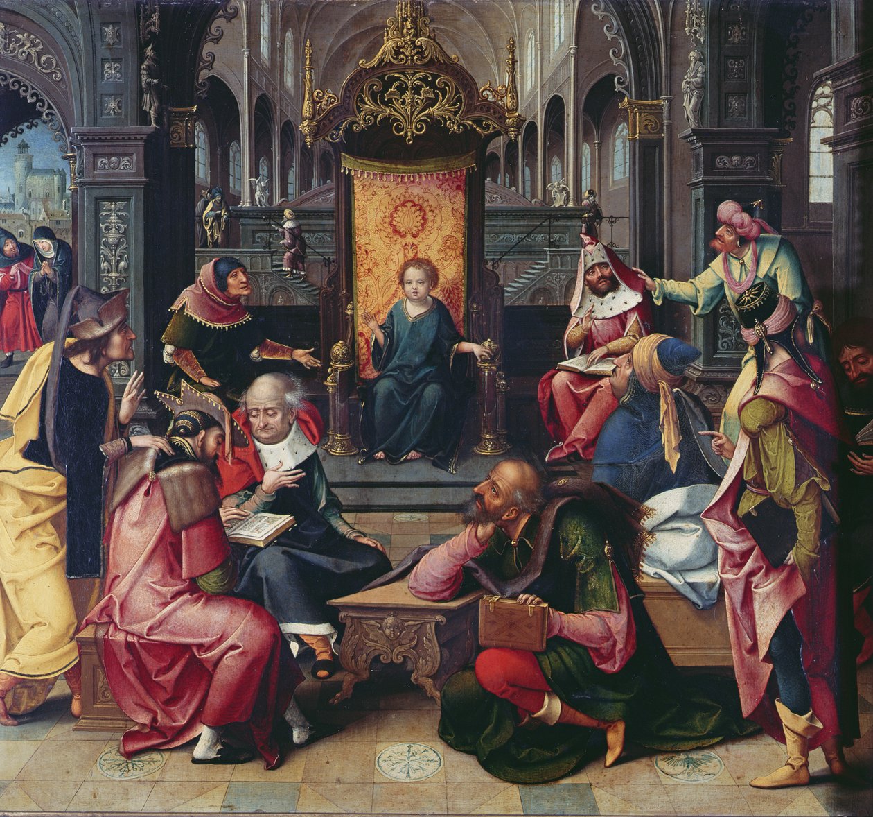 Christ dans le temple - Bernard van Orley