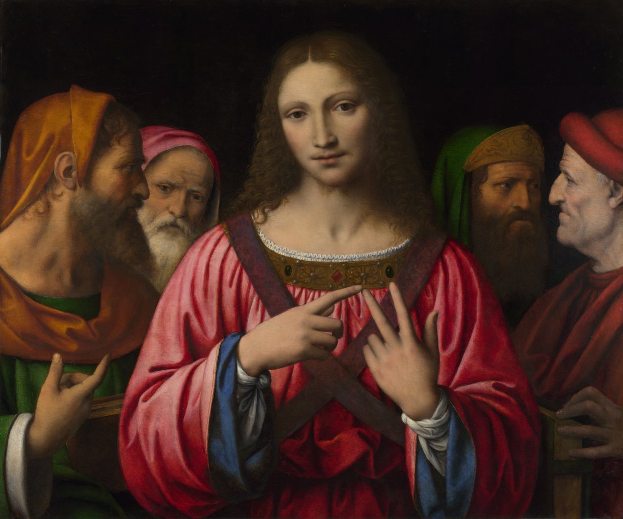 Le Christ parmi les docteurs - Bernardino Luini
