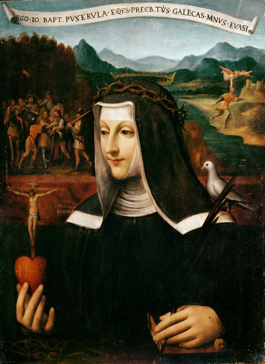 Ex Voto dédié à Sainte Catherine de Sienne (1347-80) - Bernardino Luini