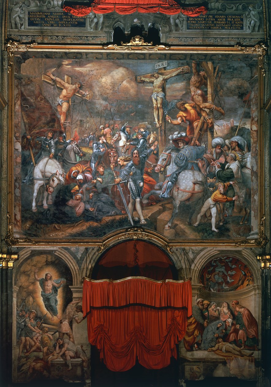 Crucifixion et Déposition - Bernardino Gatti