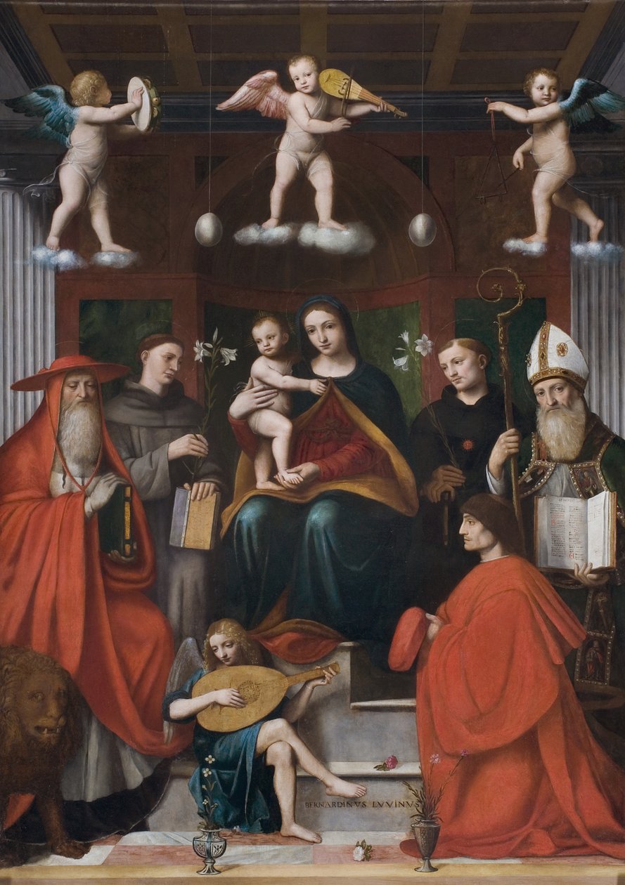 Sainte Conversation, Pala Raimondi, 1517-18 - Bernardino Luini
