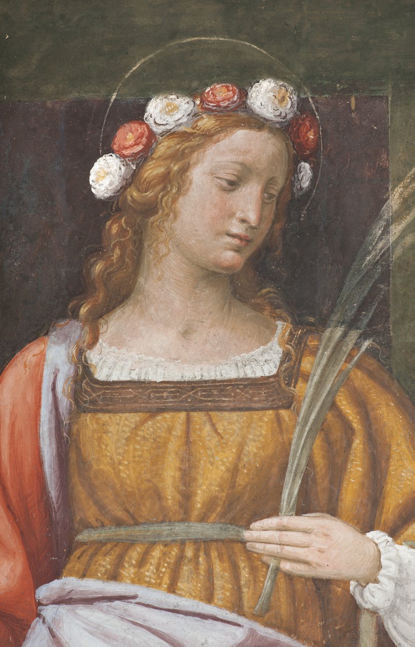 Sainte Rose (détail) - Bernardino Luini