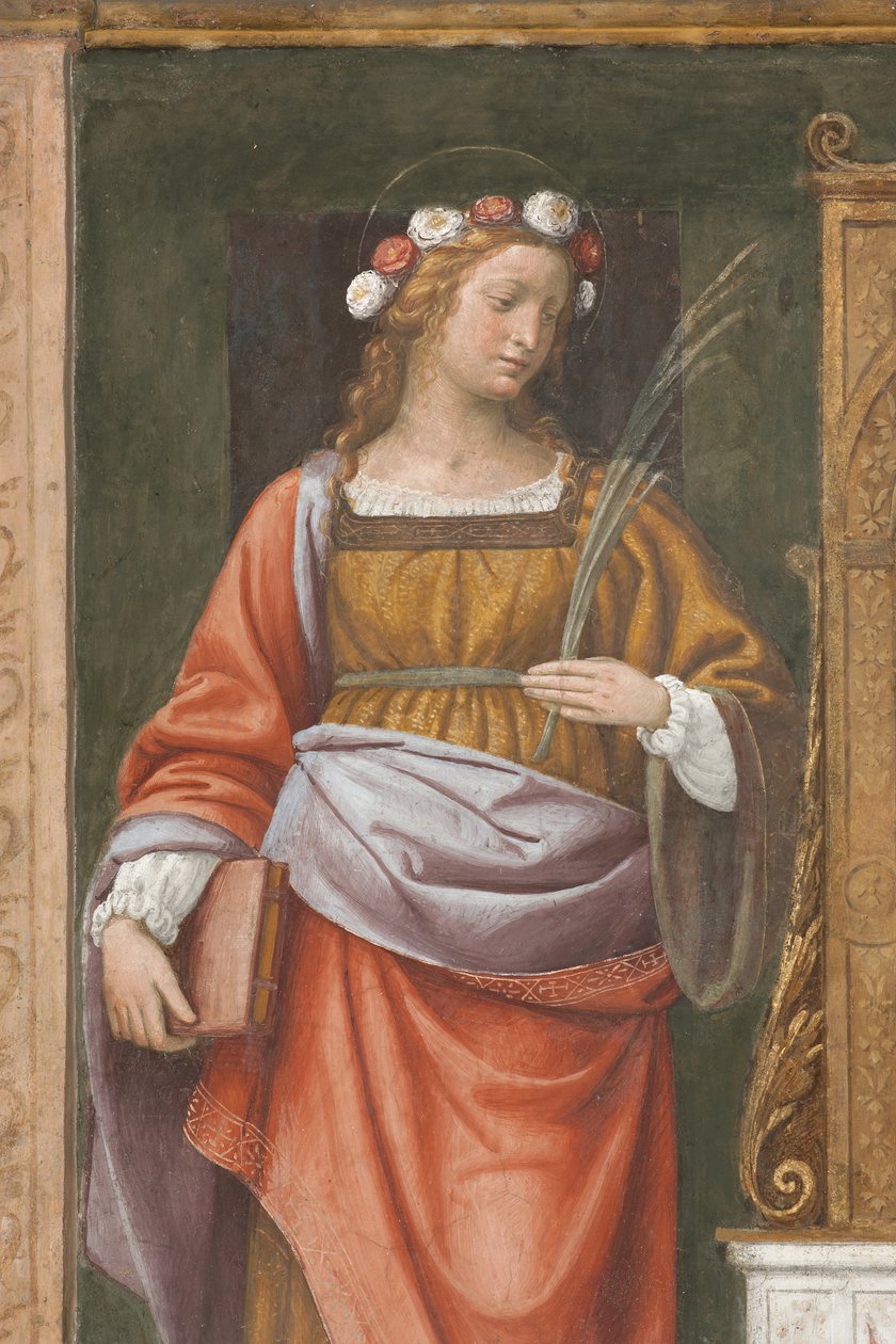 Sainte Rose (détail) - Bernardino Luini