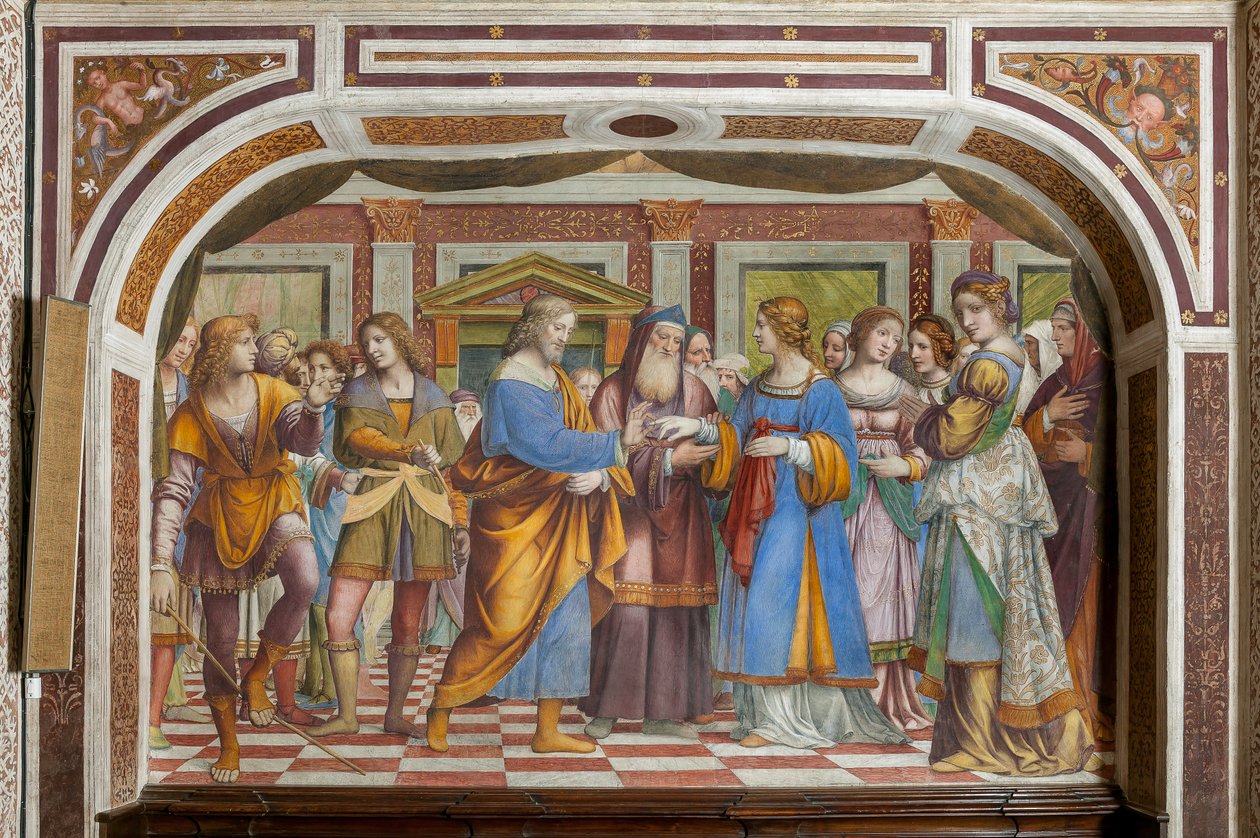 Le Mariage de la Vierge Marie - Bernardino Luini