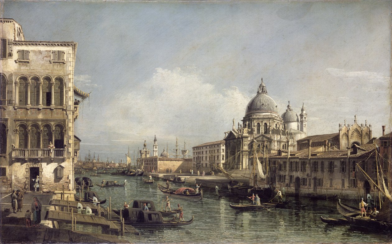 Entrée du Grand Canal, Venise - Bernardo Bellotto